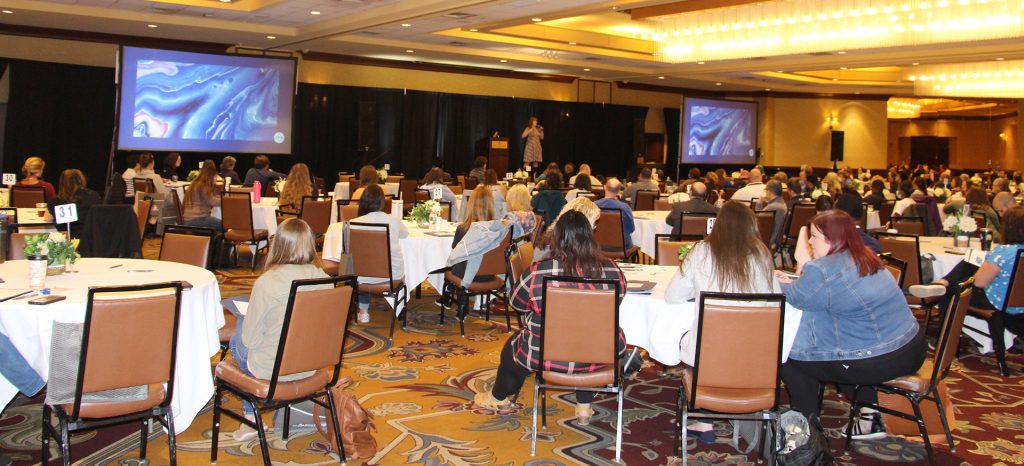 Autism Conference Keynote in Ballroom