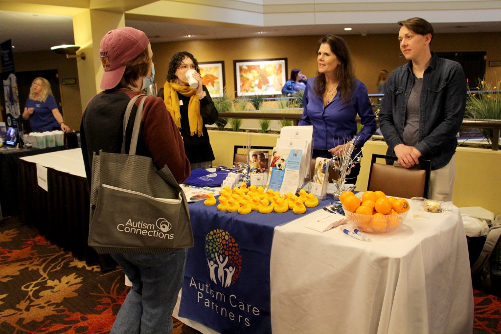 Autism Conference Exhibitor Table